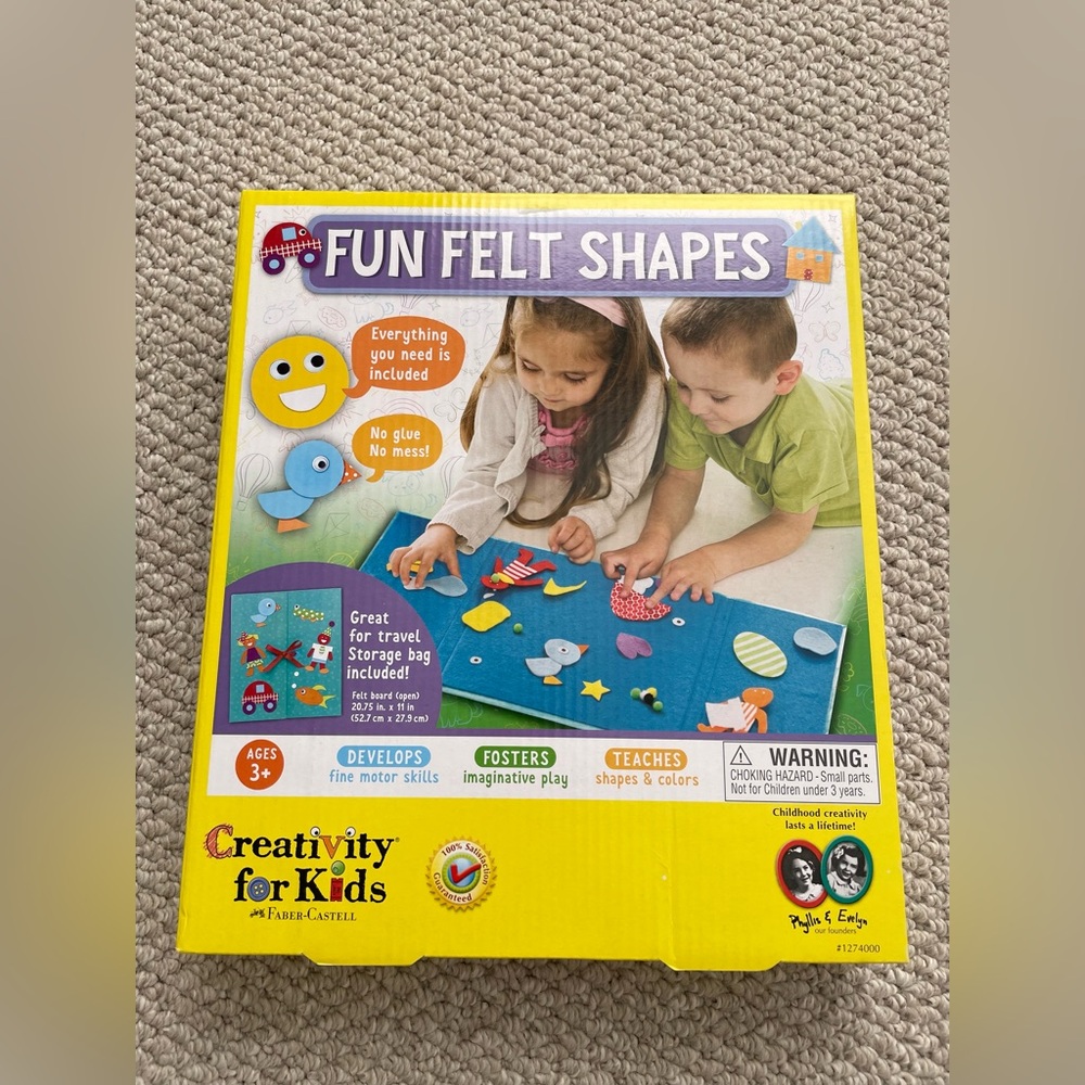 Faber-Castell - Fun Felt Shapes Kids Creativity Kit